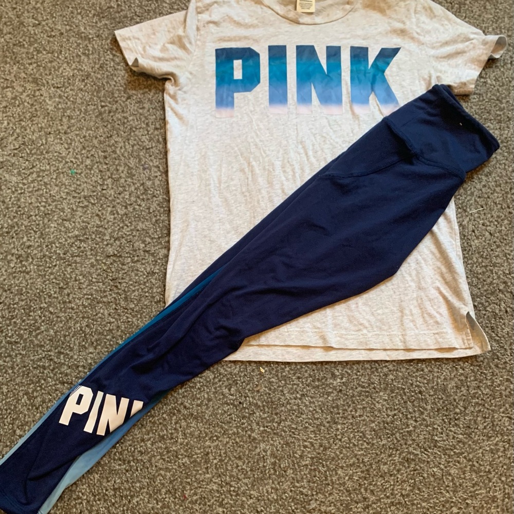 Pink yoga set